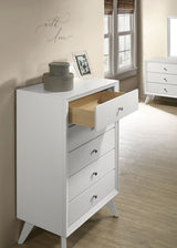 Dortmund White Chest from Furniture of America - Luna Furniture