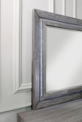 Raiden Gray Mirror from Furniture of America - Luna Furniture