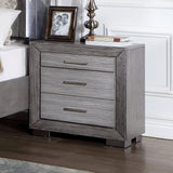 Raiden Gray Night Stand from Furniture of America - Luna Furniture