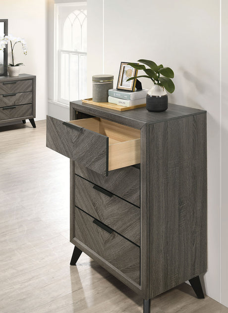 Vagan Gray Chest from Furniture of America - Luna Furniture