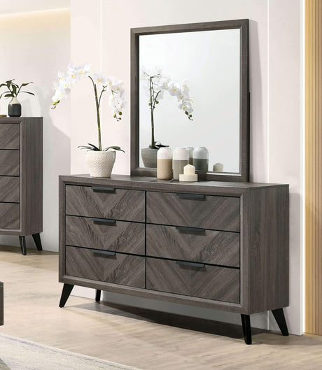 Vagan Gray Dresser from Furniture of America - Luna Furniture