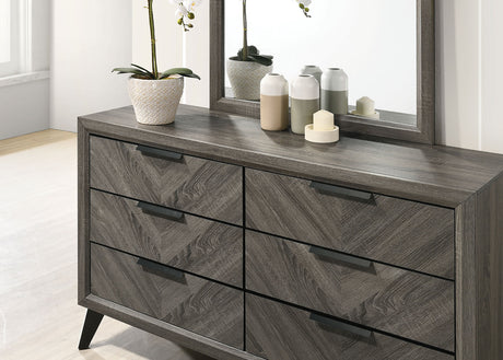 Vagan Gray Dresser from Furniture of America - Luna Furniture