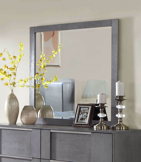 Regulus Gray Mirror from Furniture of America - Luna Furniture