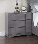 Regulus Gray Night Stand from Furniture of America - Luna Furniture