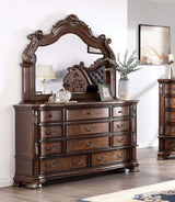 Esparanza Brown Cherry Dresser from Furniture of America - Luna Furniture