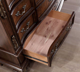 Esparanza Brown Cherry Dresser from Furniture of America - Luna Furniture