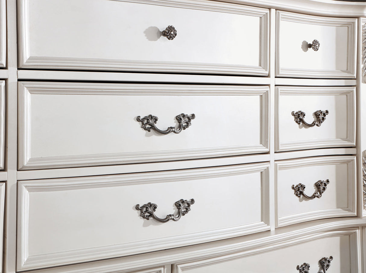 Esparanza Pearl White Dresser from Furniture of America - Luna Furniture