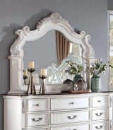 Esparanza Pearl White Mirror from Furniture of America - Luna Furniture