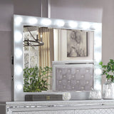 Belleterre Silver Mirror from Furniture of America - Luna Furniture