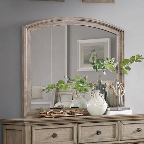 Wells Gray Mirror from Furniture of America - Luna Furniture