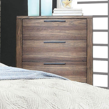 Hankinson Rustic Natural Tone Chest from Furniture of America - Luna Furniture