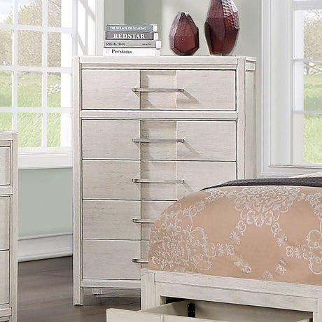 Berenice White Chest from Furniture of America - Luna Furniture