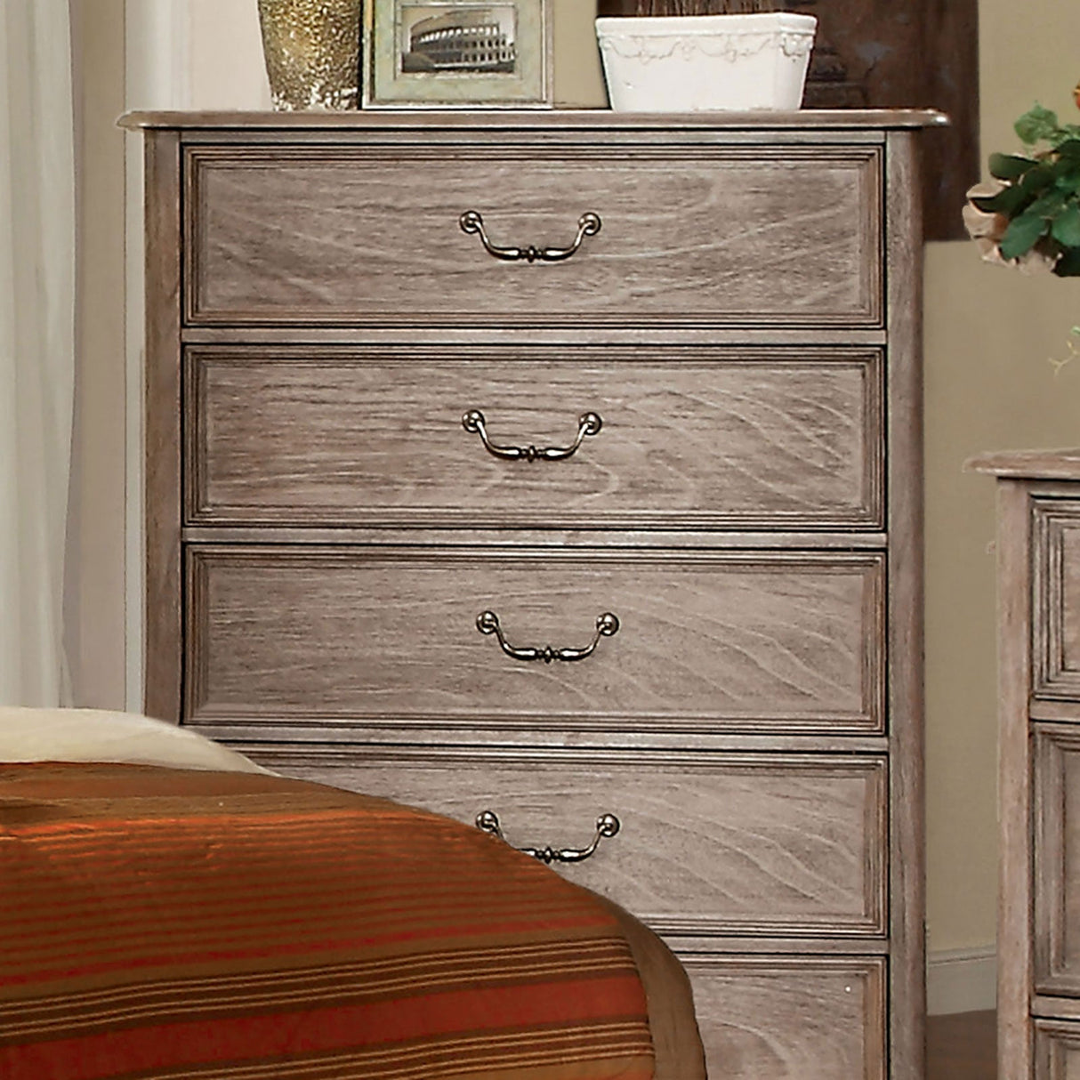 Belgrade Rustic Natural Chest from Furniture of America - Luna Furniture