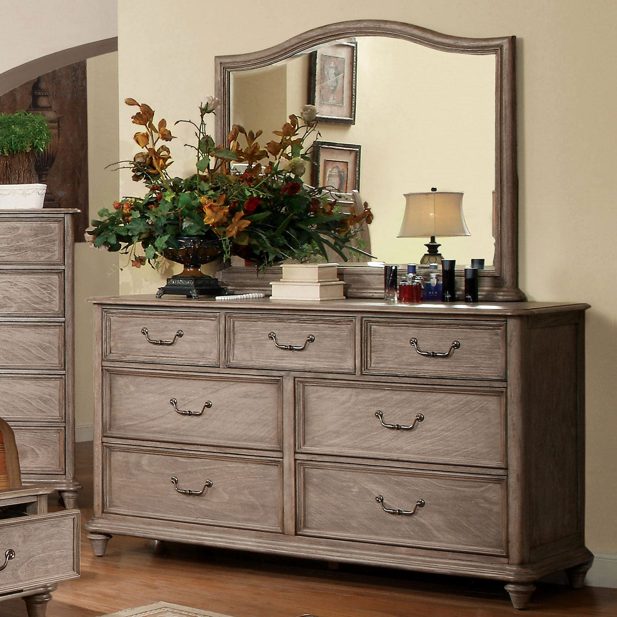 Belgrade Rustic Natural Dresser from Furniture of America - Luna Furniture