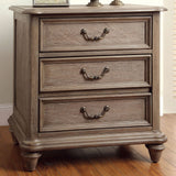 Belgrade Rustic Natural Night Stand from Furniture of America - Luna Furniture