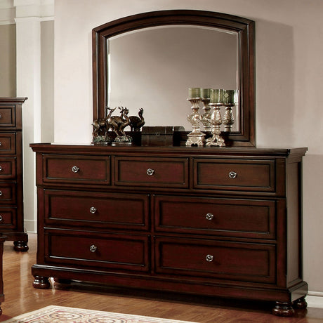 Northville Dark Cherry Dresser from Furniture of America - Luna Furniture