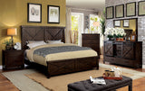 Bianca Dark Walnut Dresser from Furniture of America - Luna Furniture