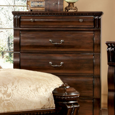 Burleigh Cherry Chest from Furniture of America - Luna Furniture