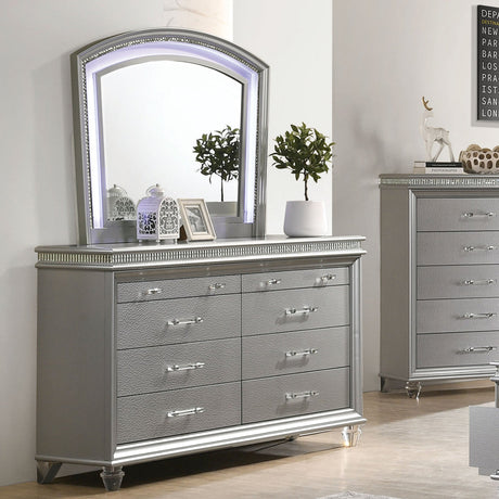 Maddie Silver Dresser from Furniture of America - Luna Furniture