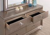 Allie Rose Gold Dresser from Furniture of America - Luna Furniture