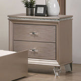 Allie Rose Gold Night Stand from Furniture of America - Luna Furniture