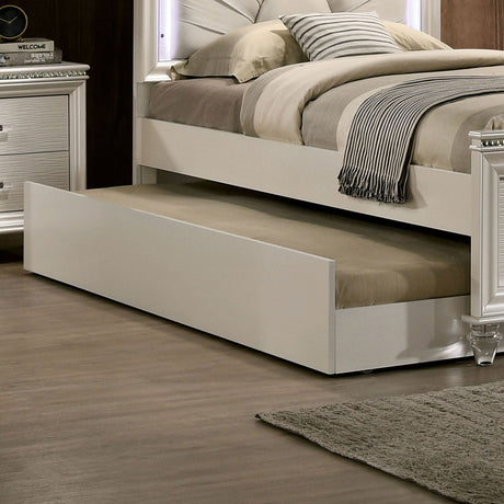 Allie Pearl White Trundle from Furniture of America - Luna Furniture