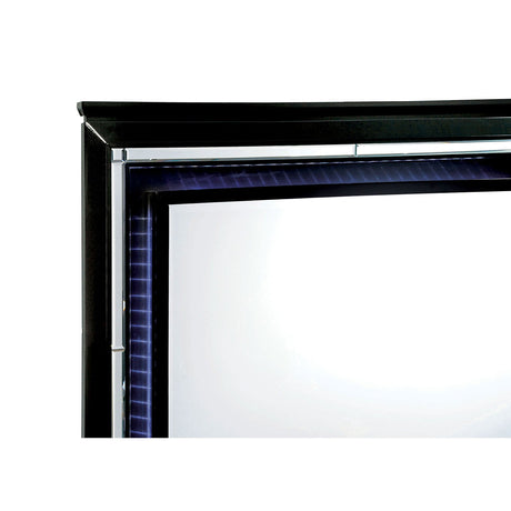 Bellanova Black Mirror from Furniture of America - Luna Furniture