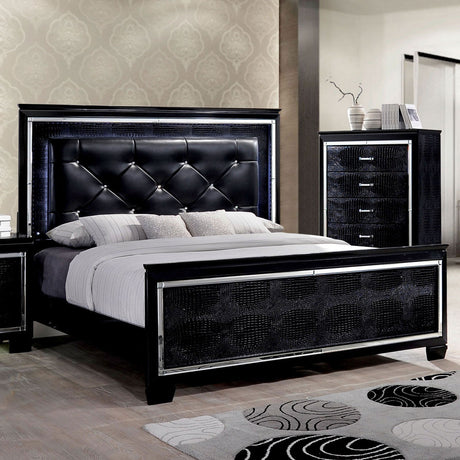 Bellanova Black Chest from Furniture of America - Luna Furniture