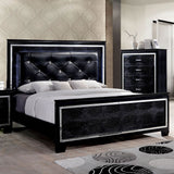 Bellanova Black Mirror from Furniture of America - Luna Furniture