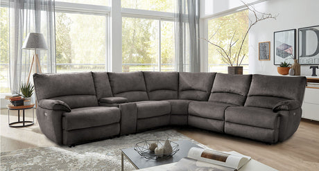 Cerelia Gray Power Sectional from Furniture of America - Luna Furniture