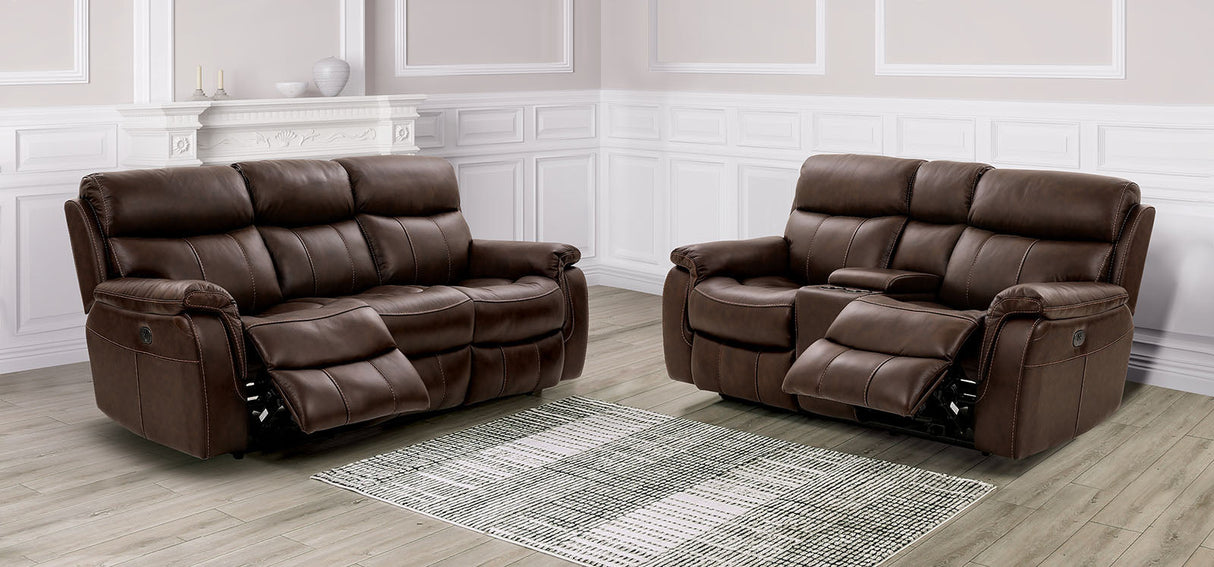 Antenor Brown Power Sofa from Furniture of America - Luna Furniture