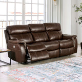 Antenor Brown Power Sofa from Furniture of America - Luna Furniture