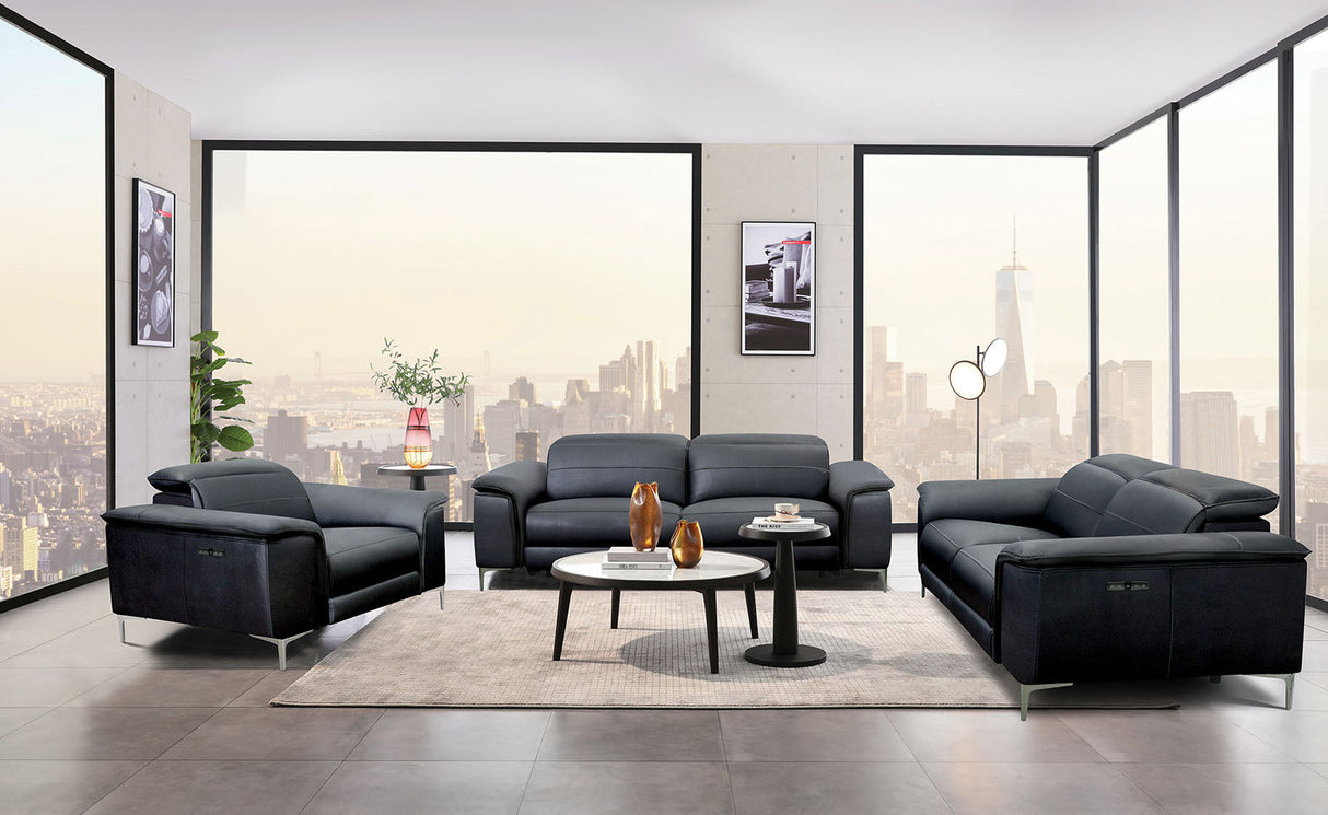 Ascona Black Power Sofa from Furniture of America - Luna Furniture