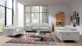 Ascona Light Taupe Power Sofa from Furniture of America - Luna Furniture