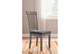 Shullden Gray Dining Table and 4 Chairs -  Ashley - Luna Furniture