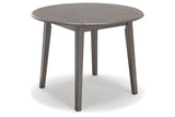 Shullden Gray Dining Table and 4 Chairs -  Ashley - Luna Furniture