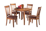 Berringer Rustic Brown Dining Table and 4 Chairs from Ashley - Luna Furniture