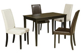 Kimonte Multi Dining Table and 4 Chairs -  Ashley - Luna Furniture