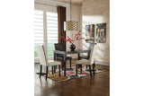 Kimonte Multi Dining Table and 4 Chairs -  Ashley - Luna Furniture