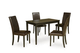 Kimonte Multi Dining Table and 4 Chairs -  Ashley - Luna Furniture