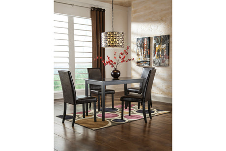 Kimonte Multi Dining Table and 4 Chairs -  Ashley - Luna Furniture