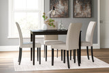 Kimonte Multi Dining Table and 4 Chairs -  Ashley - Luna Furniture