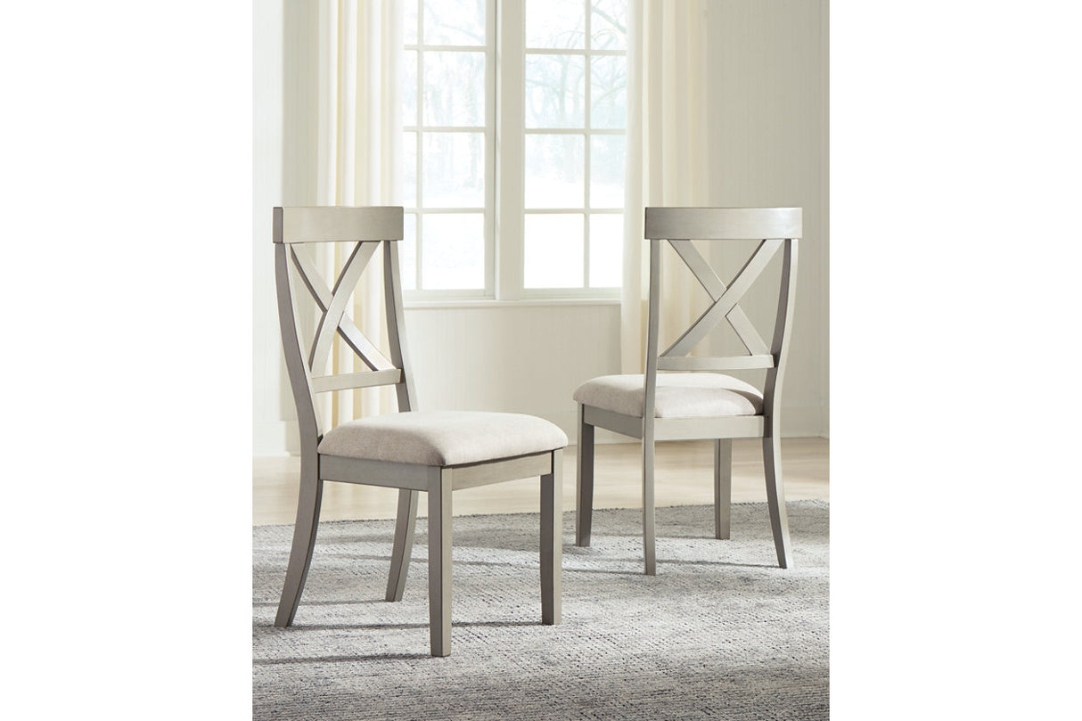 Parellen Gray Dining Table and 4 Chairs -  Ashley - Luna Furniture