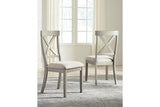 Parellen Gray Dining Table and 6 Chairs -  Ashley - Luna Furniture