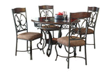 Glambrey Brown Dining Table with 4 Chairs from Ashley - Luna Furniture