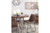 Centiar Two-tone Brown Dining Table and 4 Chairs -  Ashley - Luna Furniture