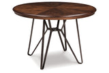 Centiar Two-tone Brown Dining Table and 4 Chairs -  Ashley - Luna Furniture