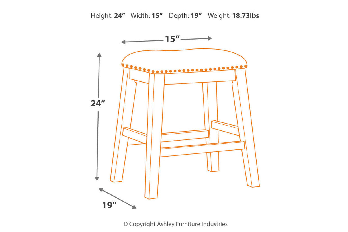 Caitbrook Gray Counter Height Dining Table and 4 Barstools -  Ashley - Luna Furniture