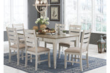 Skempton Two-tone Dining Table and 6 Chairs -  Ashley - Luna Furniture