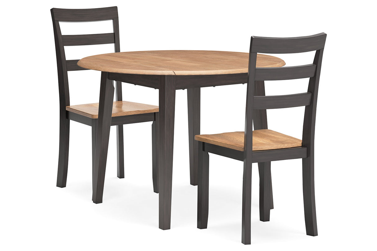 Gesthaven  Dining Table and 2 Chairs -  Ashley - Luna Furniture